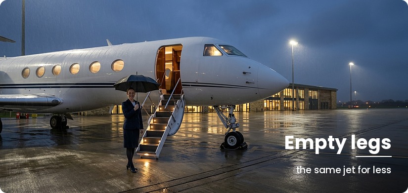 Empty leg flights to Berlin by private jet