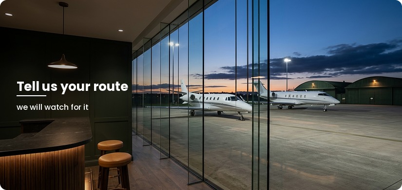 Chauffeur car waiting at the General Aviation Terminal