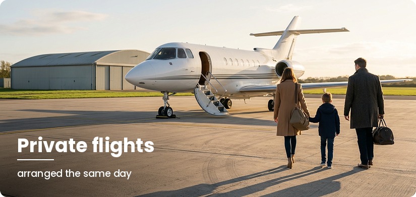 Group charter for corporate travel